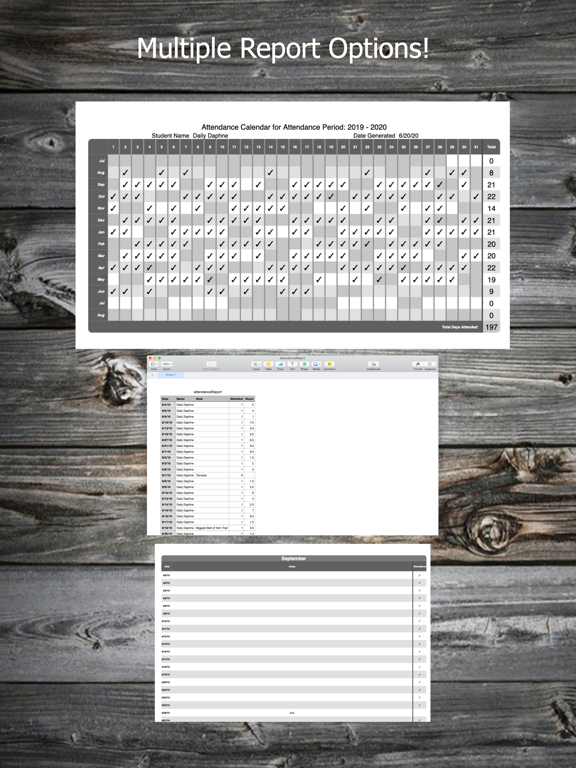 Homeschool Attendance iPad screenshot 5 - Education app