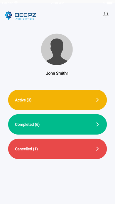 Beepz Driver App Screenshot