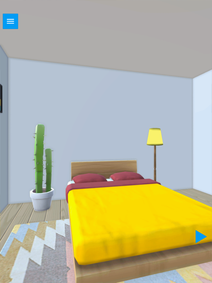 Escape Game  Room with a lamp