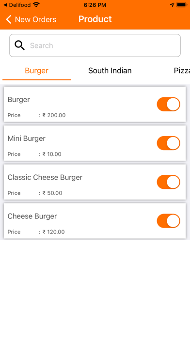 Foodie - Vendor Screenshot