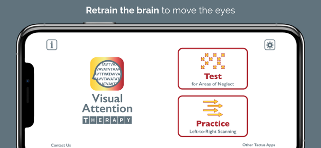 Снимак екрана за терапију визуелне пажње
