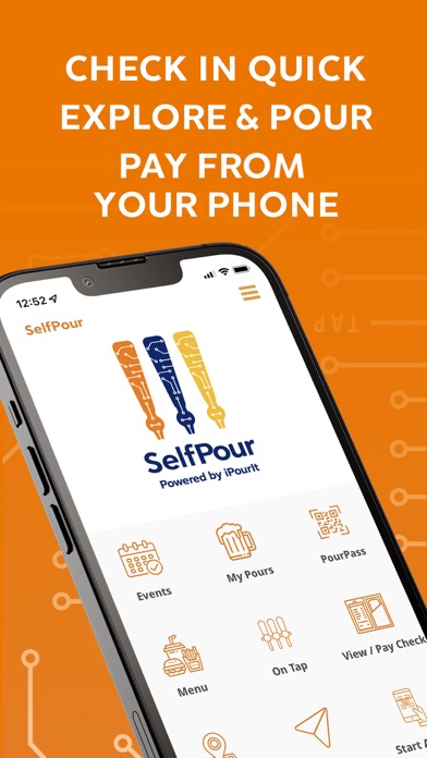 SelfPour App Screenshot