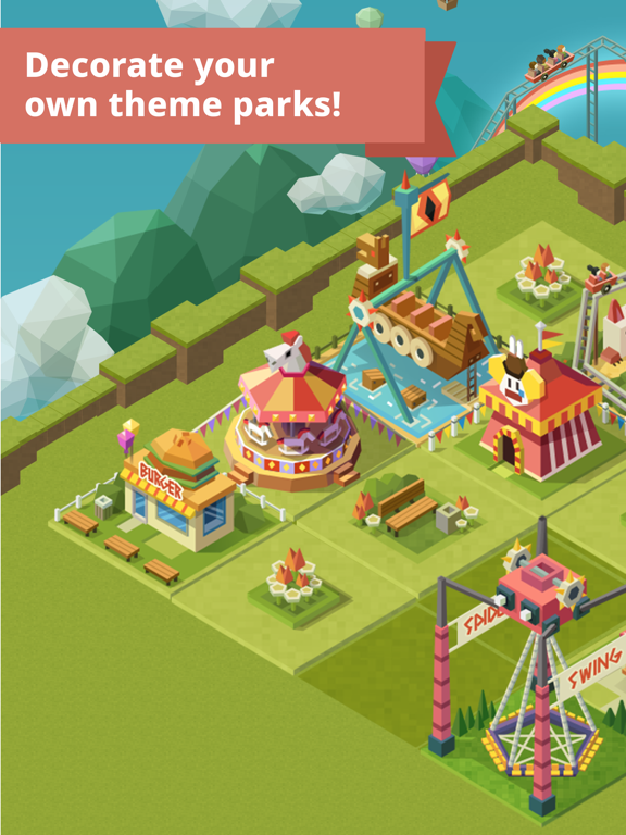 Screenshot #2 for Merge Tycoon: 2048 Theme Park