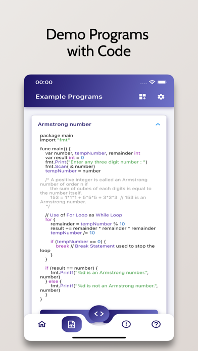 Go Compiler - Run .go Code Screenshot