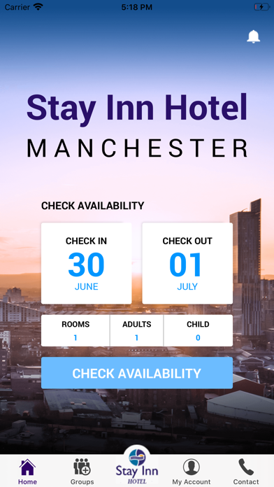 Stay Inn Hotel Manchester Screenshot
