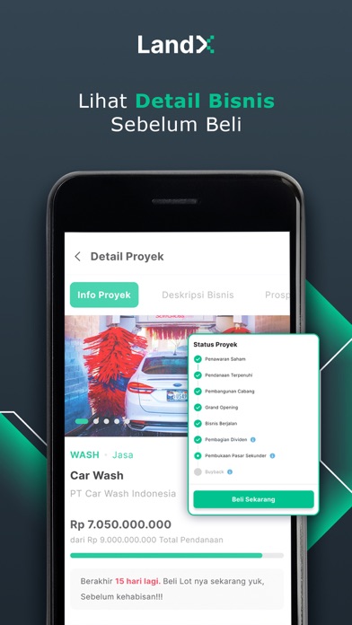 Screenshot #2 pour LandX - Aplikasi Investasi