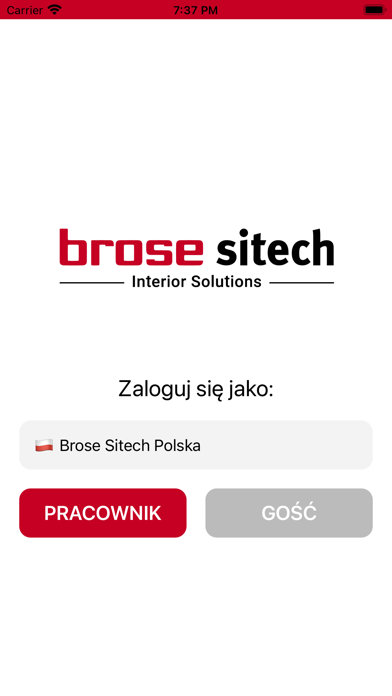 Brose Sitech App Screenshot