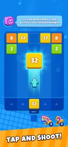 Happy Puzzle® Shoot Block 2048 screenshot #1 for iPhone