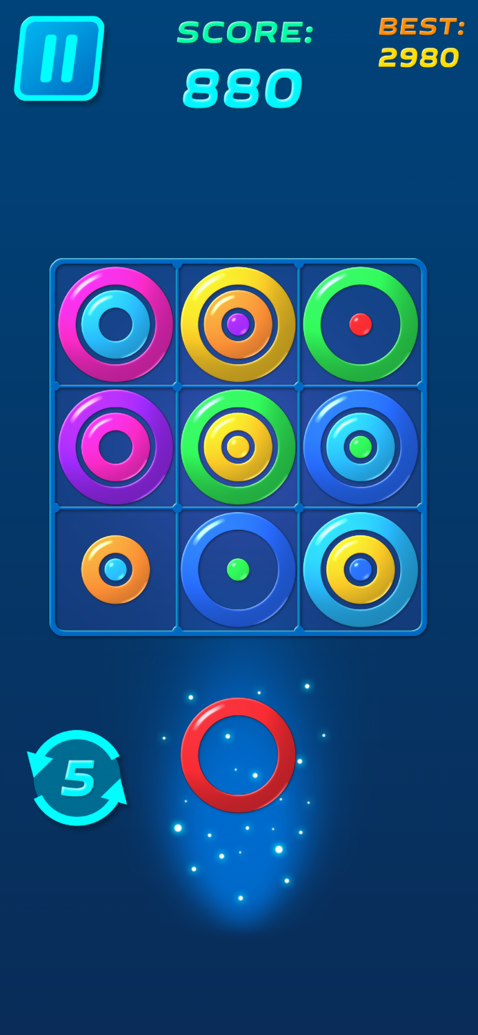 Color Rings Match Puzzle