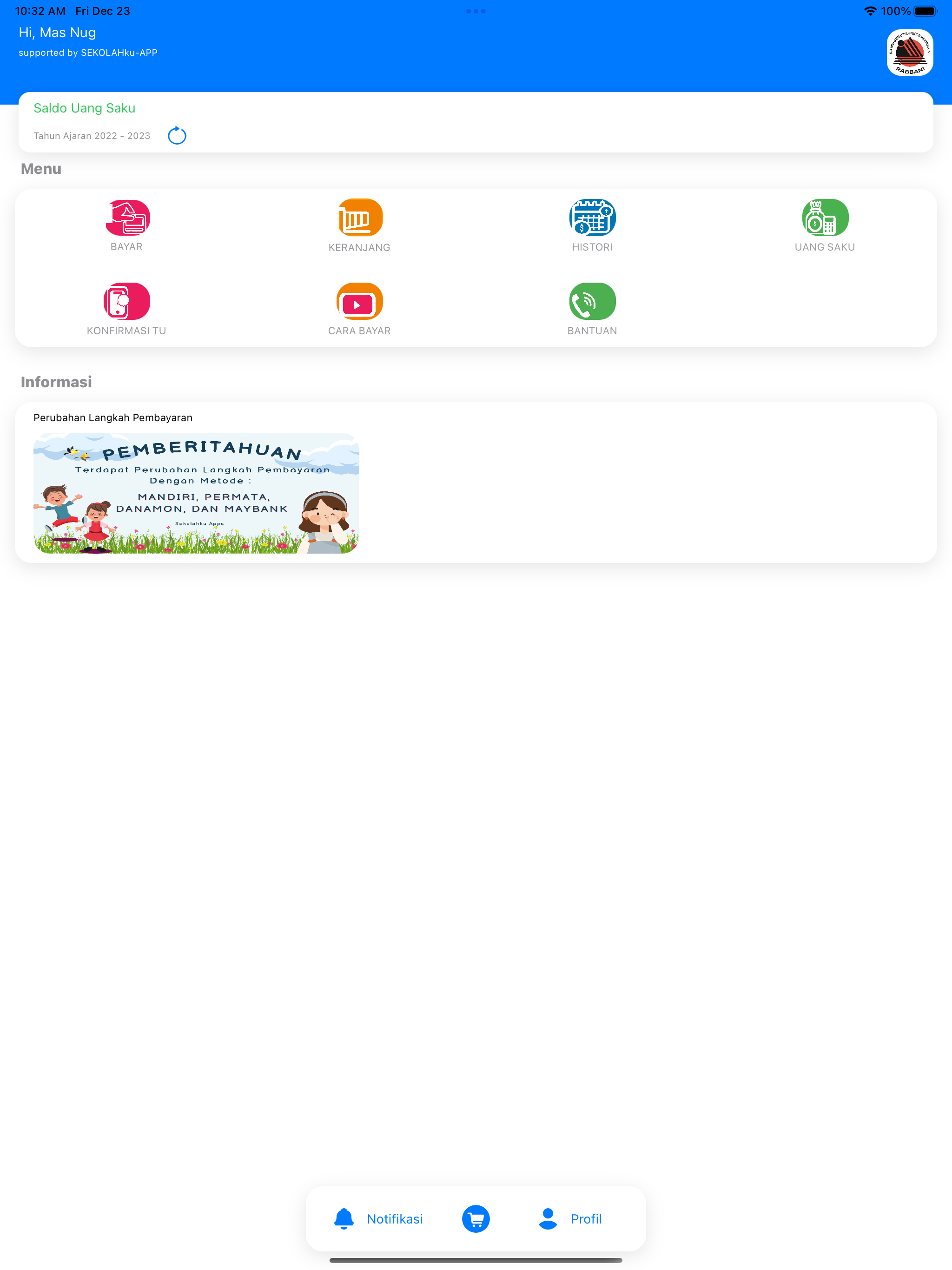 SD Muhammadiyah PK Rabbani screenshot 9