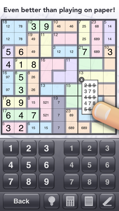 Screenshot #1 pour Killer Sudoku!