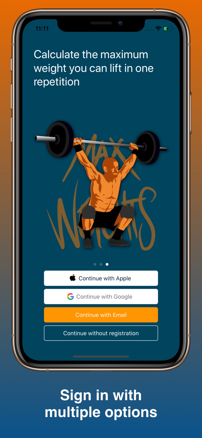 Max Weights - Maximum Strength