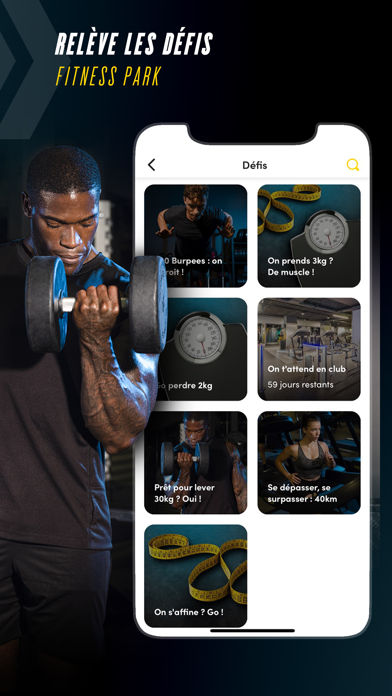 Fitness Park App Screenshot