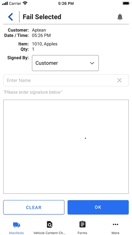 Aptean Proof of Delivery