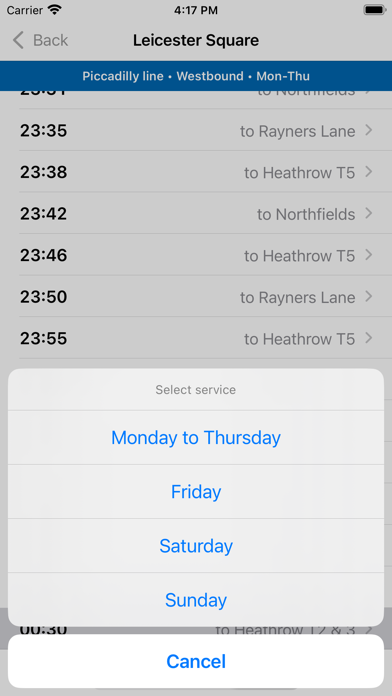 Tube Times Screenshot