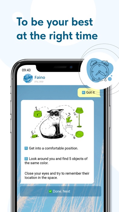 Faino: 3-minute stress relief Screenshot