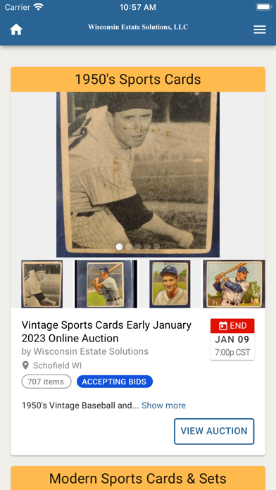 Wisconsin Estate Solutions Screenshot