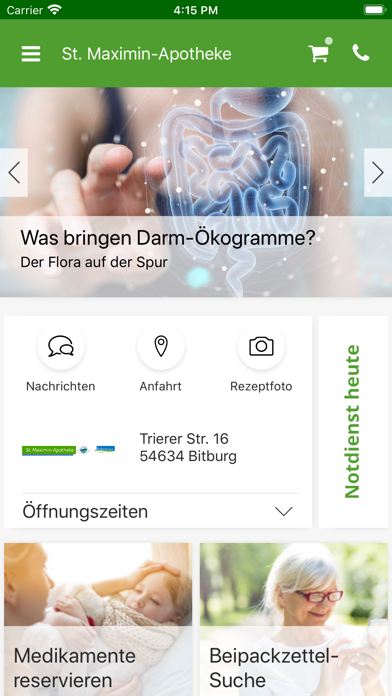 Screenshot #1 pour St. Maximin-Apotheke