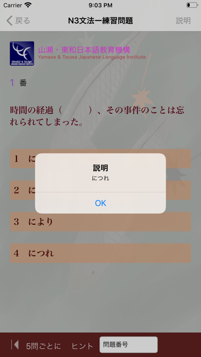 新しい「日本語能力試験」N3 文法 screenshot1