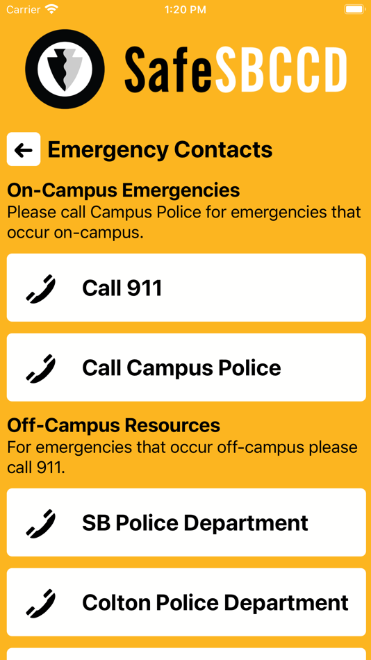 #3. Safe SBCCD (iOS) 由: San Bernardino Valley College