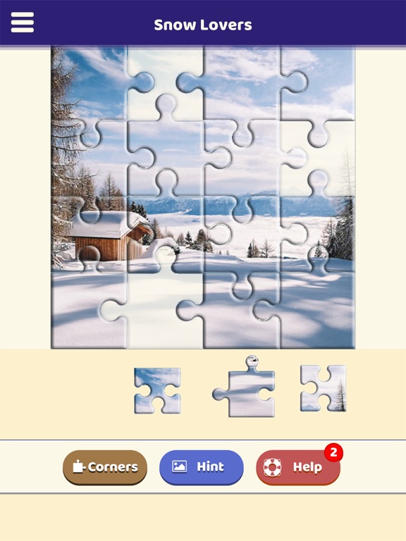 Screenshot #5 pour Snow Lovers Puzzle