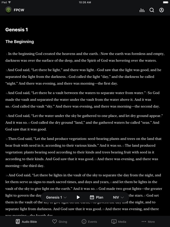 FPC Westbank iPad screenshot 1 - Education app