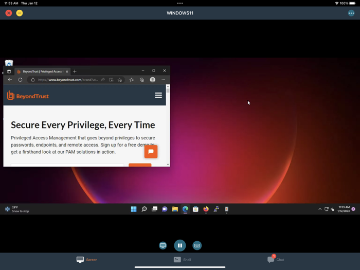 BeyondTrust Access Console