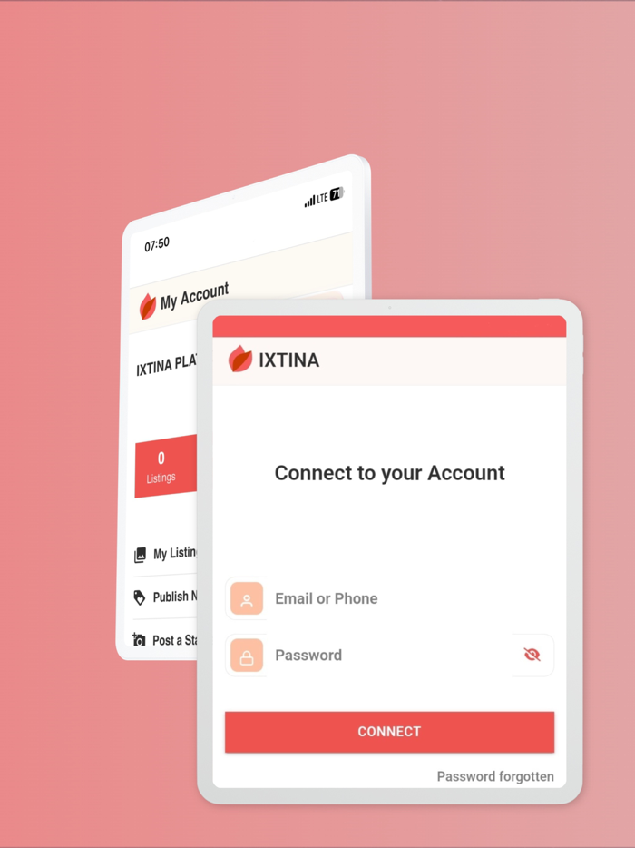 ixtina Buy, Sell  Connect.