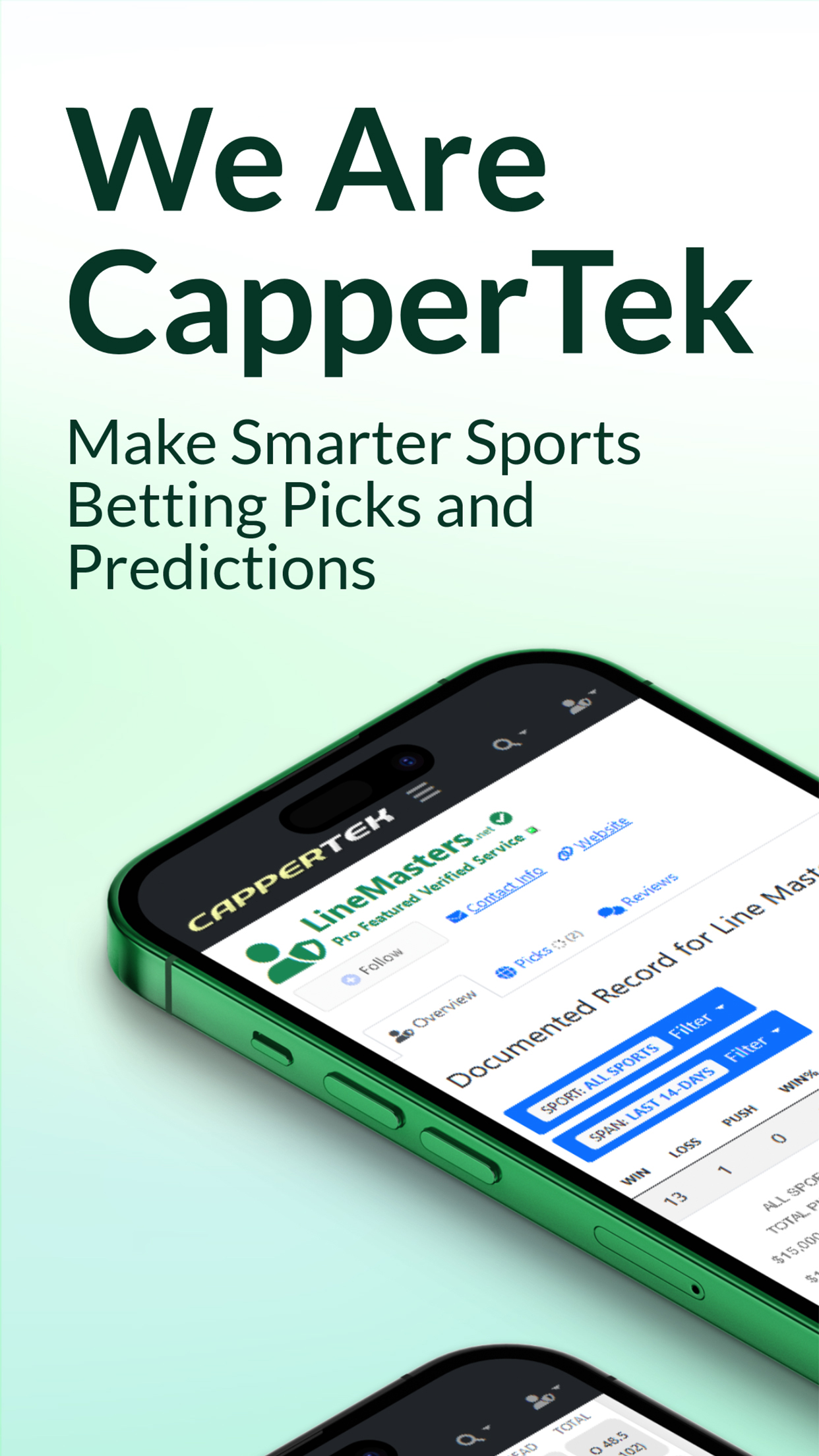 CapperTek Sports Betting Tools