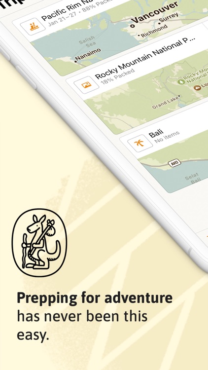 Packaroo - Packing Lists screenshot-0