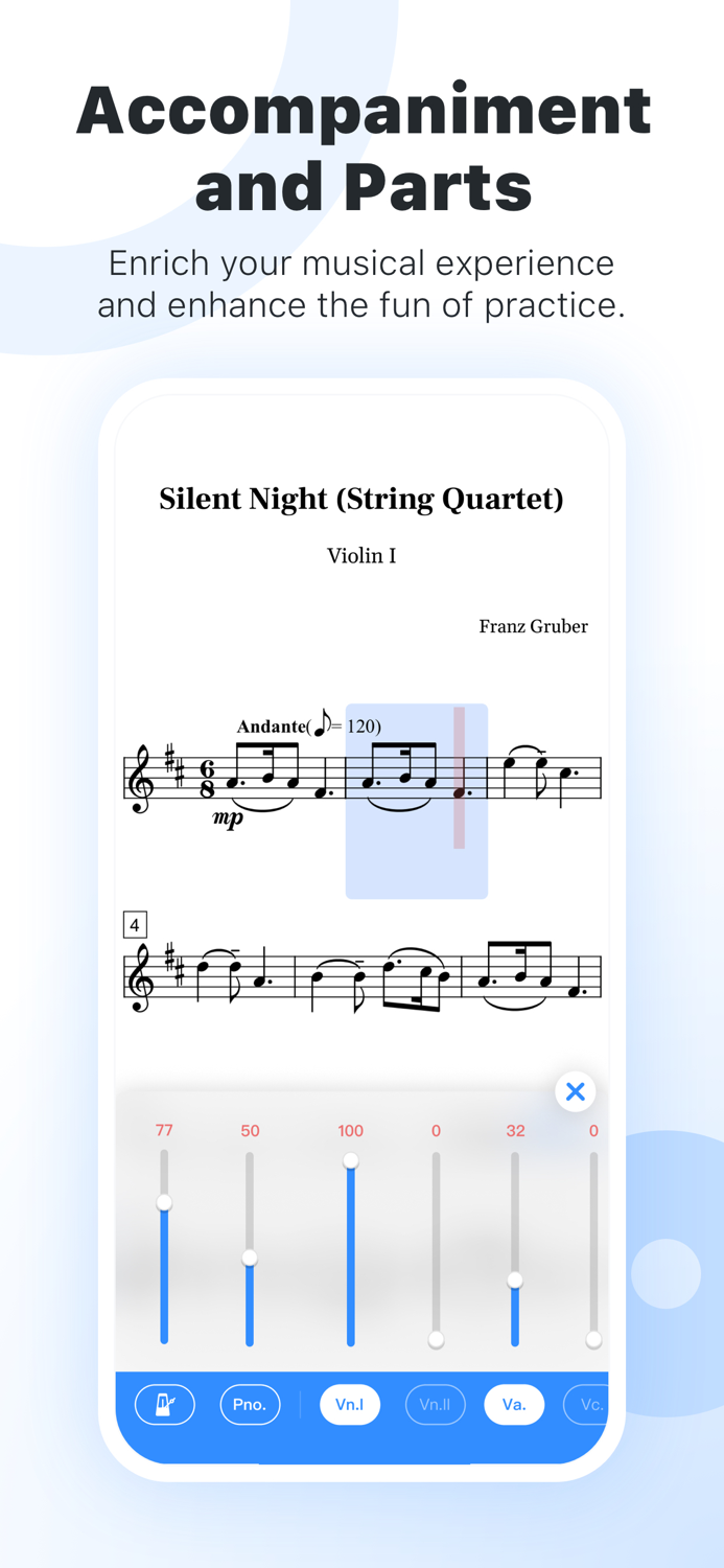 Violy SyncedDemo and MusicSheet