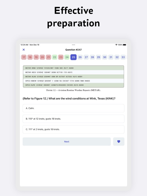 FAA Part 107 — practice test iPad screenshot 2 - Education app