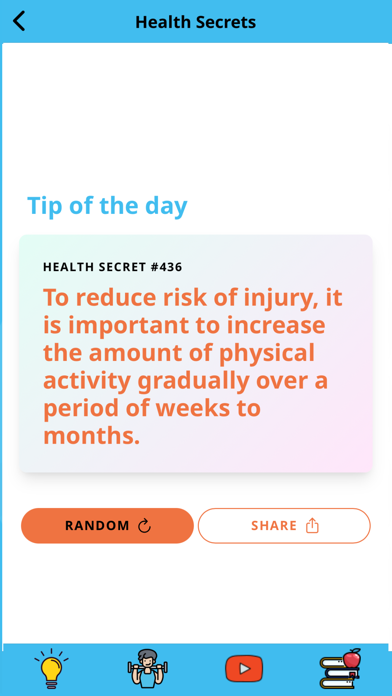 Health Secrets app screenshot