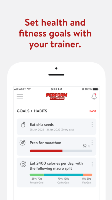 Perform Fitness Screenshot