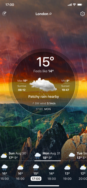 ‎Weather Live° - Local Forecast Screenshot