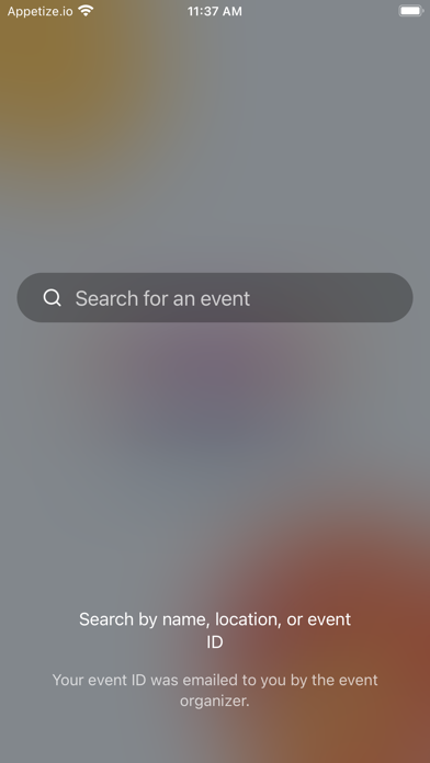 MDC Events Screenshot