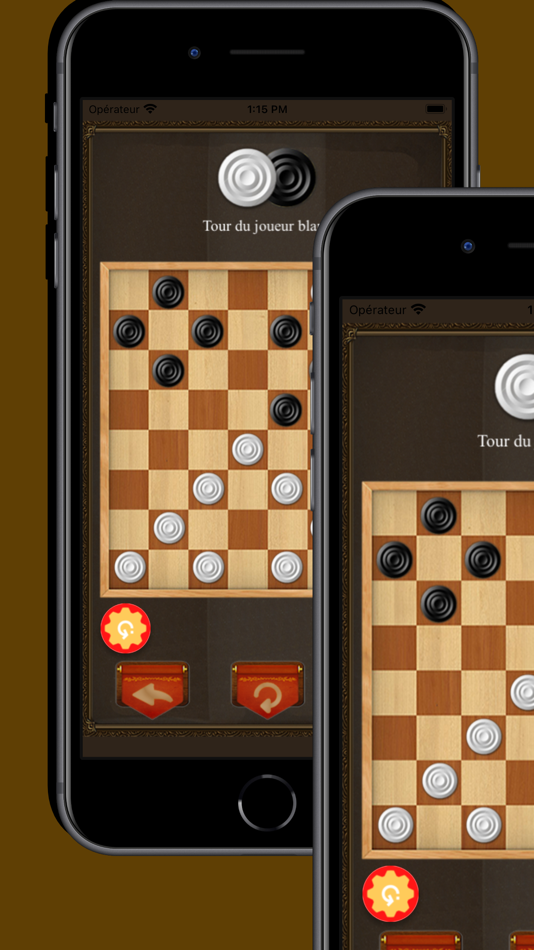 #4. Checker game : checkers deluxe (iOS) 由: SEYDOU BERTHE