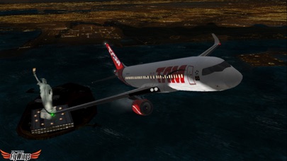 Flight Simulator Night Fly Screenshot