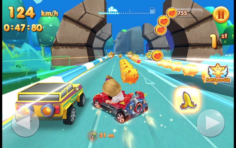 Screenshot #2 pour Kids Extreme Car Racing Game