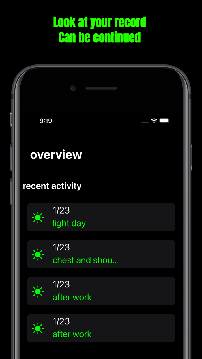 Simple Beautiful Training App