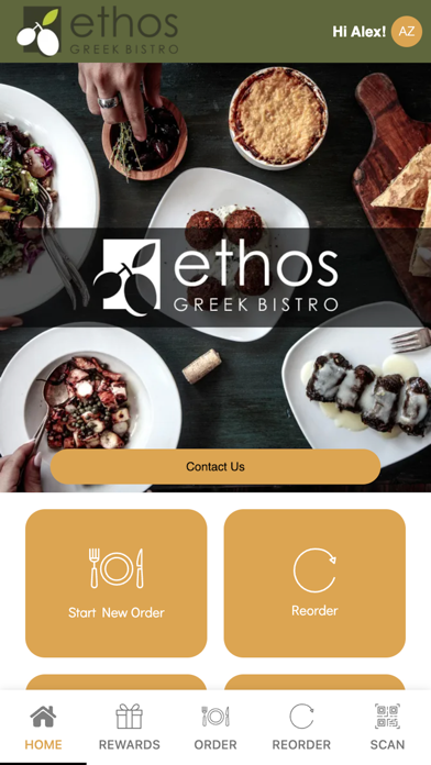 ethos Greek Bistro Screenshot