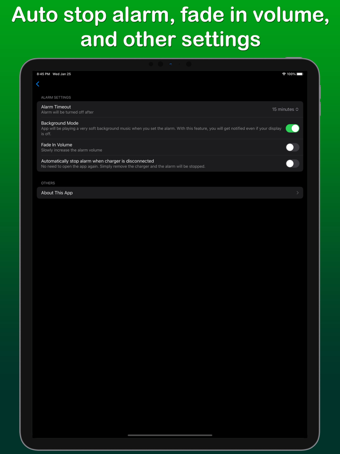 Battery Alarm - Charge Alert