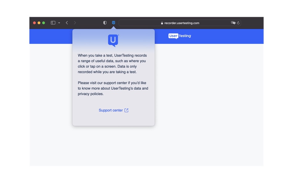 #2. UserTesting Recorder Extension (macOS) 由: UserTesting