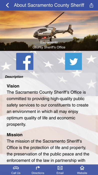 Sacramento Sheriff's Office Screenshot