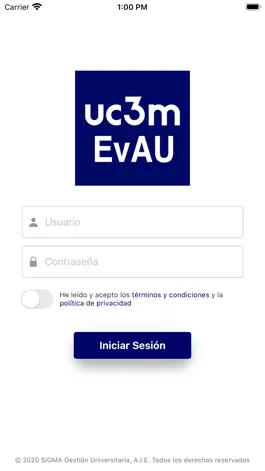 Game screenshot UC3M EvAU mod apk