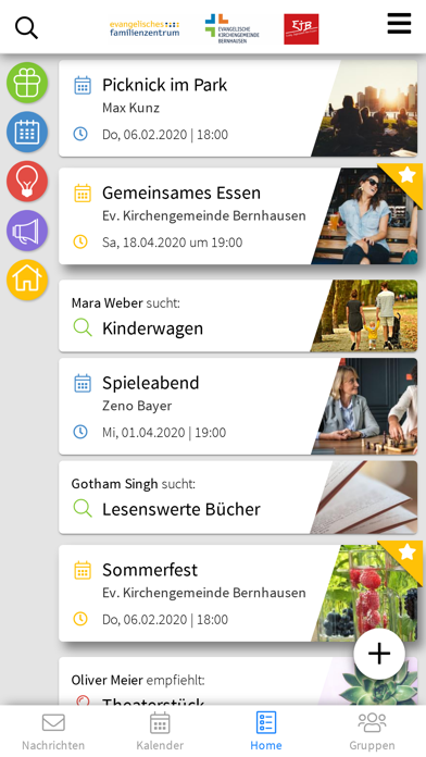 Ev. Kirchengemeinde Bernhausen Screenshot