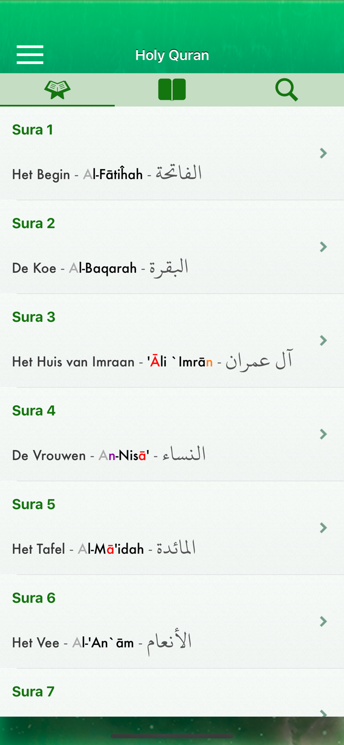 Quran in Dutch and Arabic Pro