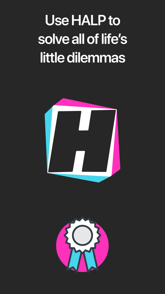 #1. HALP - Random Decision Maker (iOS) 来自: BAD DIGITAL LLC