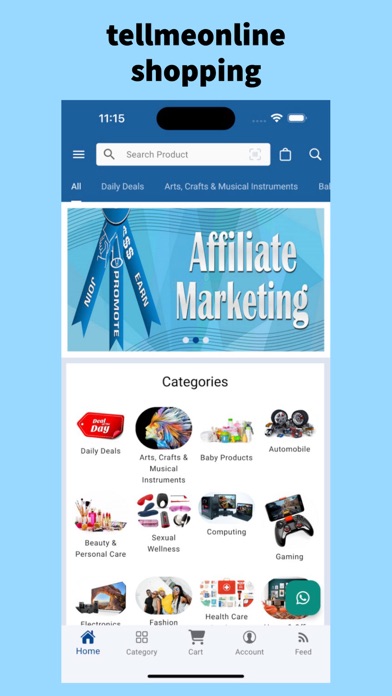 TellMe Online Shopping Screenshot