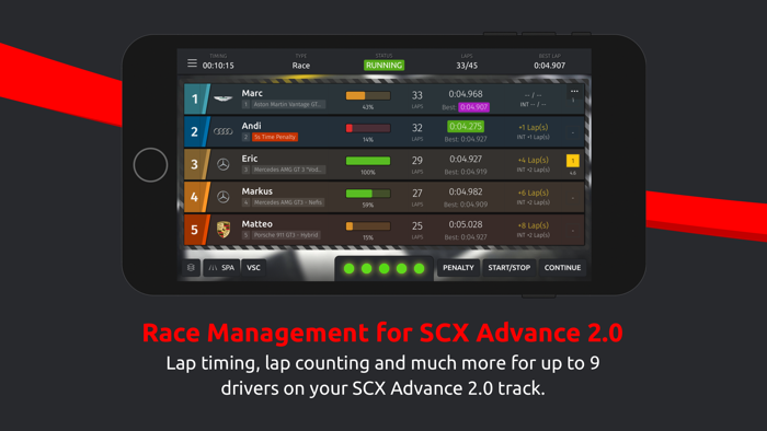 SmartRace for SCX Advance